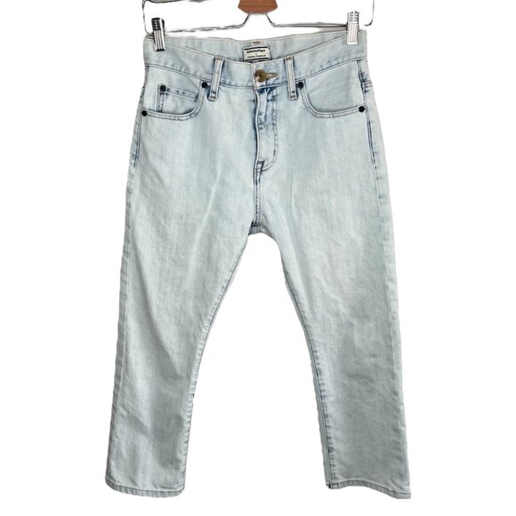 Onitsuka Tiger X Andrea Pompilio  Light Wash Cropped Jeans Size Small - Picture 1 of 15